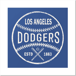 Vintage Dodgers 2 by Buck Tee Posters and Art